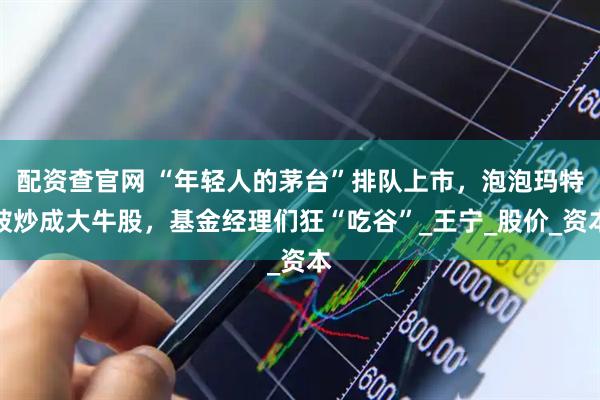 配资查官网 “年轻人的茅台”排队上市，泡泡玛特被炒成大牛股，基金经理们狂“吃谷”_王宁_股价_资本